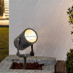 Foco de jardín de 12W <span class=keywords><strong>Tres</strong></span> focos de colores emtting diferentes Focos impermeables para exteriores con Spike - Product Image 4