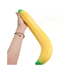 38CM Giant Realistic Silicone Banana Squeeze Toy with Music Slow <b>Rebound</b> High Quality Stress Relief Unisex Fruit Toy - Product Image 5