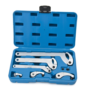 Kit de herramientas de acero al <span class=keywords><strong>carbono</strong></span> ajustable de 8 piezas con llave inglesa de pasador de gancho para <span class=keywords><strong>bicicleta</strong></span> y ajuste de tuerca de collar de suspensión de motocicleta - Product Image 1