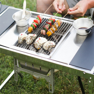 Xách tay ráp cắm trại ngoài trời đốt gỗ với cánh lửa trại BBQ hố lửa - Product Image 3