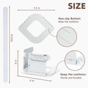 Correas elásticas ajustables para sujetar sábanas, fijadores de sábanas ajustables, sujetadores de sábanas para evitar arrugas - Product Image 3