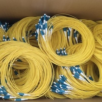 Cable de Fibra Óptica Monomodo OM3 de 3M, 0.9mm SC/UPC/APC, Codificado por Colores, con Revestimiento de PVC