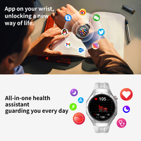 Montre connectée HDSmartwatch de la marque SMA pour hommes et femmes, compatible Android et iOS, suivi d'activité, étanche 3ATM, moniteur de santé, montre intelligente AI