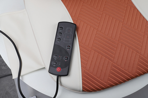 Emoka Toptan Yüksek Kaliteli 6 Motorlu Titreşimli Shiatsu Sırt ve Bel Masaj Minderi Üstün PU Deri ile - Product Image 5