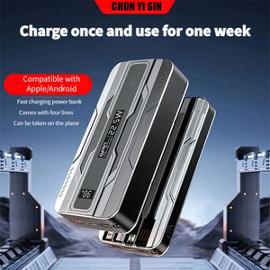 定制10000毫安时移动电源，带两个USB端口，一个C型快速充电应急手机充电的最新趋势 - Product Image 3