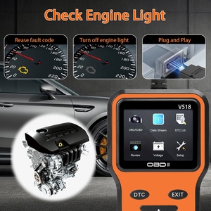 Nuevo protocolo OBDII CAN herramienta de escaneo de diagnóstico actualización gratuita de por vida lector de código de falla del motor para todos los coches precio de fábrica de <span class=keywords><strong>1</strong></span> año - Product Image 6