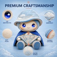 Jouets en peluche IA super doux en gros - Compagnon interactif mode répétitif, rembourrage en coton PP polyester, cadeau d'anniversaire