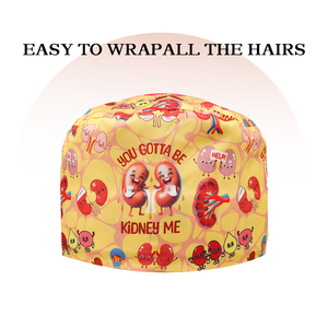 Cappello da <span class=keywords><strong>Lavoro</strong></span> con Motivo a Cuori Primaverili per Dottori e <span class=keywords><strong>Infermieri</strong></span>, Berretto Medico Unisex Regolabile per Dentisti e Cliniche Veterinarie - Product Image 5