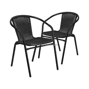 Juego de muebles de jardín de ratán práctico de alta calidad, juego de <span class=keywords><strong>mesa</strong></span> y sillas de jardín Bistro con balcón y patio trasero - Product Image 2