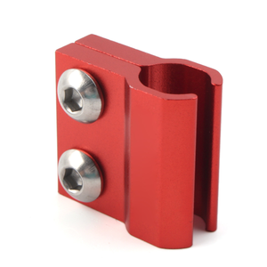 ออฟโรด CR80R/85R/<span class=keywords><strong>125R</strong></span>/250R/500R รถจักรยานยนต์ CNC อลูมิเนียมอัลลอยด์ ตัวยึดสายเบรกหน้า สีอะโนไดซ์ชุบโครเมียม - Product Image 5