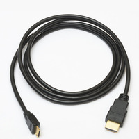 Câble vidéo Mini HD vers HD, connecteur plaqué or pour moniteur, tablette, caméra, écran HDTV, câble Mini HDTV vers HDTV 2.0