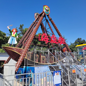 人気のカーニバル魅力的なグラスファイバーバイキングボート24人海賊船の乗り物販売 - Product Image 2