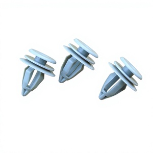 Clips de panneau de porte de voiture pour Bmw, attaches en plastique gris 51418224781, pièces de rechange pour réparation des séries 3, 4, 5 - Product Image 1