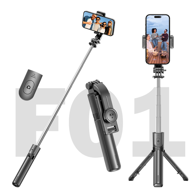 F01 Portable Mini Selfie Stick with Separable Remote, Foldable, for Phones, Budget-Friendly for Smartphone &Travel & Gift