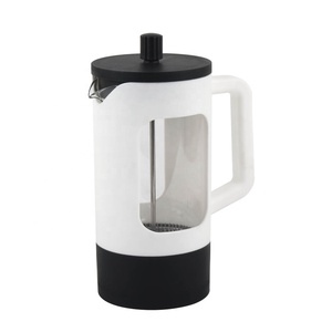 Cafetera Francesa de Vidrio de Borosilicato Grueso con Carcasa de Plástico, Capacidad de 0.35/0.8/1.0L - Product Image 2
