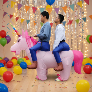 Disfraz Inflable de Unicornio <span class=keywords><strong>para</strong></span> 2 Personas, Divertido <span class=keywords><strong>para</strong></span> Adultos, ÉXITO DE VENTAS, <span class=keywords><strong>para</strong></span> <span class=keywords><strong>Halloween</strong></span>, Pascua, Navidad - Product Image 4