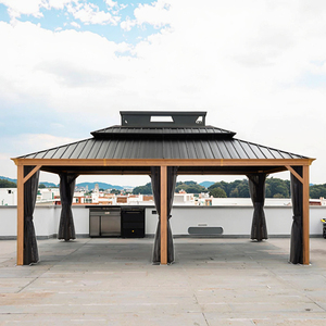 Chuyên nghiệp cứng hàng đầu đôi mái <span class=keywords><strong>gazebo</strong></span> nhiệm vụ nặng nề 6 3x4 12*20 nhôm mái <span class=keywords><strong>gazebo</strong></span> cho Bán Sỉ - Product Image 1