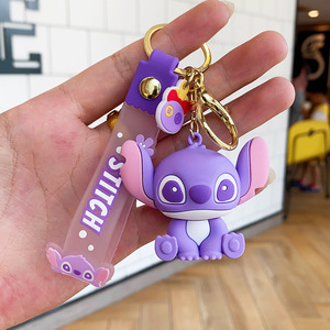 <span class=keywords><strong>Llavero</strong></span> 3D Kawaii de Anime Lindo para Mochila Escolar Colgante de Dibujos Animados <span class=keywords><strong>Lilo</strong></span> <span class=keywords><strong>Stitch</strong></span> para Mochila Bolso o Coche - Product Image 1