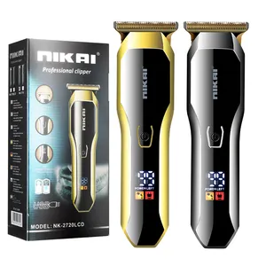 Tondeuse à cheveux professionnelle 4D pour coiffeur, NK-2720, rechargeable, sans fil, électrique, tondeuse à cheveux pour hommes