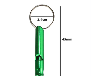 Peluit darurat logam keselamatan keselamatan keselamatan luar ruangan untuk berkemah mendaki memanjat olahraga latihan anjing - Product Image 5