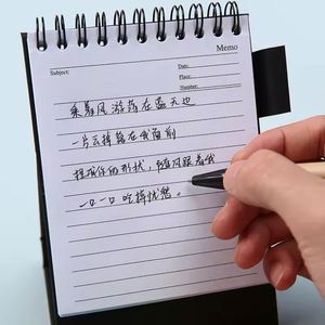 Available Kraft Paper Spiral Mini <b>Notebook</b> Custom Logo With Pen and Loose Leaf Note Book <b>Lined</b> Notepad - Product Image 2