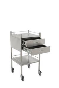 Troli Perban Bedah Rumah Sakit Carenovo Model CVTR033 dari Baja Tahan Karat - Product Image 2