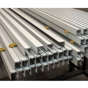 6063 profilo <span class=keywords><strong>architrave</strong></span> led in alluminio, profilo decorativo in alluminio a led da parete, estrusione di alluminio a macchina fabrique led profil - Product Image 2