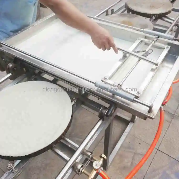 Fabrieksprijs Tortilla Chapati Maker Elektrische Pitabroodje Flatbread Making Machine Knapperige Crêpe Pannenkoek Bakmachine Te Koop