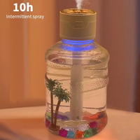 USB Portable 300ML Micro Paysage Veilleuse Timing Spray Humidificateur Ultrasonique Voiture Purificateur D'air Aromathérapie Usage Domestique YS