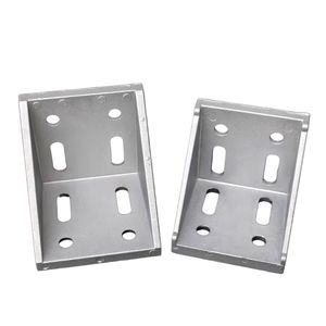 Kích thước lớn 100*100mm đúc nhôm góc bên phải khung 100100 50100 loạt đùn nhôm hồ sơ khung góc khung - Product Image 4