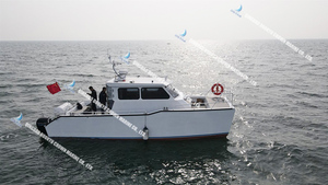 Catamarán de aluminio DK-CM32 de 32 pies para pesca, casco en V profunda, estabilidad superior, <span class=keywords><strong>lancha</strong></span> rápida para alta mar - Product Image 5