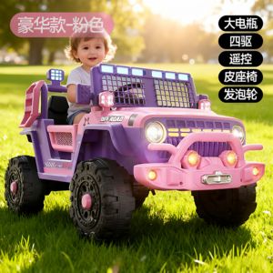 Auto Giocattolo Elettrica Fuoristrada a Quattro Ruote con Telecomando per Bambini, Batteria 12V, in Plastica, per Ragazzi e Ragazze dai 1 ai 6 Anni - Product Image 2