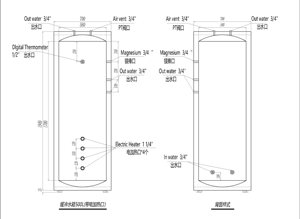 200l300l500l1000l trao đổi nhiệt bể nước Nóng Đôi cuộn dây đơn CuộN đệm bể Áp lực bơm nhiệt đệm - Product Image 6