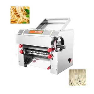 Máquina eléctrica para hacer pasta, máquina automática de fideos de acero inoxidable con cuchillo redondo para hacer espaguetis italianos y lasaña - Product Image 2