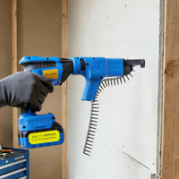 Pistola de Clavos Inalámbrica KQ-821045, Máquina Automática Portátil para Trabajar la Madera, Destornillador sin Escobillas para Techos, Máquina Profesional para Atornillar