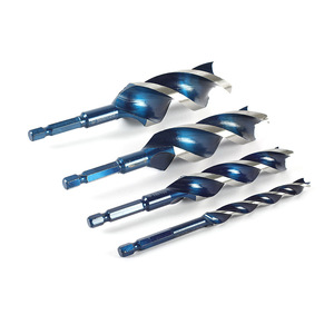 Forets spirales à lame argentée en acier, à tige plate de 3 pouces, pour perçage rapide et travail du bois - Product Image 5