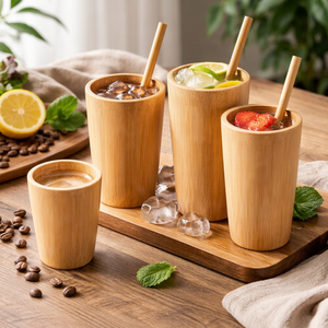 ECO2GO VIETNAM Tendance 2026 Tasse à thé classique en fibre de bambou 350 ml, compatible lave-vaisselle, écologique, faite à la main, 100 % naturelle, fabriquée au Vietnam - Product Image 1