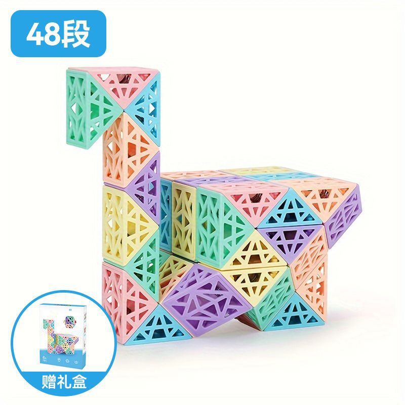 [48 pezzi] Magic Realm // Set di scatole colorate con macaron colorati e design traforato