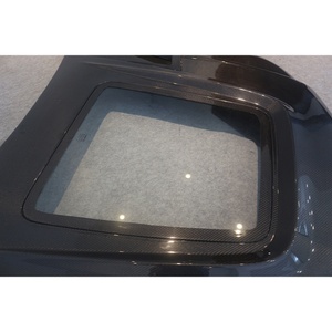 2007-2014 Car Upgrade Carbon Fiber Transparent <b>Engine</b> <b>Hood</b> New Condition Fit for Benz C-Class W204 C63 Wet Carbon Fiber - Product Image 5