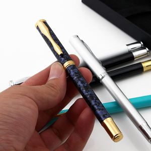 Stylo bille de luxe en métal, recharge Parker, logo personnalisé, largeur 1,0 mm, encre bleue/noire imprimée colorée, promotionnel, excellente écriture - Product Image 5