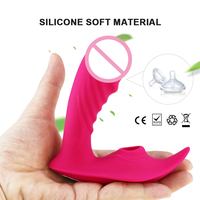 Tragbarer Vibrator mit Fernbedienung aus Lebensmittelechtem Silikon USB-Aufladung Intimes Wellness-Gerät