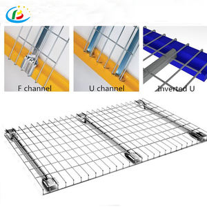 أرفف تكديس من الزنك مسطحة ملحومة لتخزين البضائع ، سطح شبكي من أسلاك الفولاذ لأرفف البليت - Product Image 2