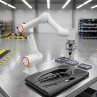 SHENXIN FR5 Brazo Robótico Colaborativo de 6 Ejes con Motor y PLC, Capacidad de Carga de 5 kg y Alcance de 922 mm, para la Industria Automotriz, Ajuste de Tornillos