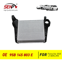 SENP 95B 145 803 E Intercooler Charge Air Cooler Cocok untuk Porsche Macan 95B.2 Turbo Suku Cadang Sistem Pendingin