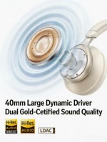   Casque sans fil supra-auriculaire Space One A3035 5.3 avec annulation de bruit adaptative ANC, audio haute résolution LDAC