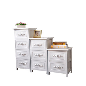 Chevets modernes en bois <span class=keywords><strong>Table</strong></span> de chevet pour chambre à coucher/ Chevet miniature avec 4 tiroirs - Product Image 1
