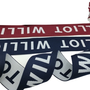 High Quality JIELONG Brand Jacquard Elastic Band Custom 5cm Width Environmental Protection Polyester/Nylon Webbing Home Textiles - Product Image 4