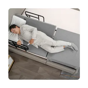 UltraCare 전기 병원 침대 노인 보조 사이드 레일 노인 성인 안전 접이식 침대 프레임 4 모터