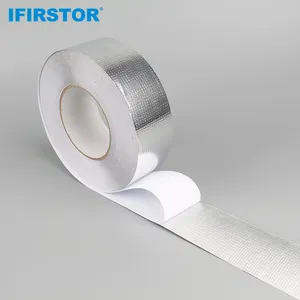 High Quality Customized Reinforced Heat Insulation Super Waterproof Fiberglass Adhesive Aluminum Foil Tape