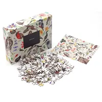 Benutzer definierte Fabrik preis Erwachsenen Puzzle Größe 500 1000 1500 2000 Stück umwelt freundliche Papier Puzzle